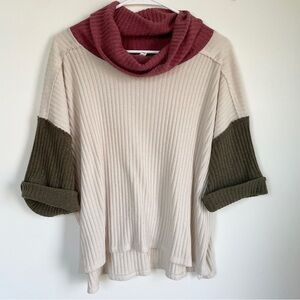 mts multi-colored short sleeved sweater